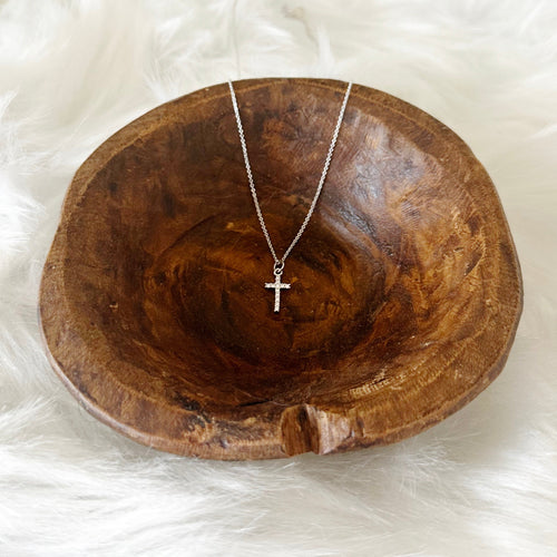 Crystal Cross Pendant Necklace